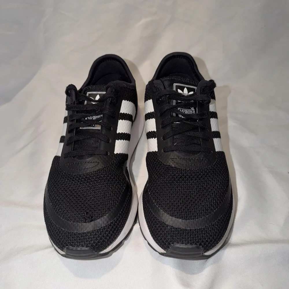 adidas N-5923‎ Black White Athletic Sneakers AC8544 Lace Up Mesh Comfort Men's
